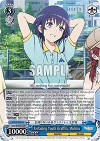 Unfading Youth Graffiti, Michiru - Saekano the Movie: Finale - Weiss Schwarz card