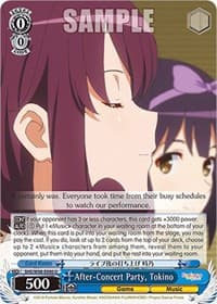 After-Concert Party, Tokino - Saekano the Movie: Finale - Weiss Schwarz card