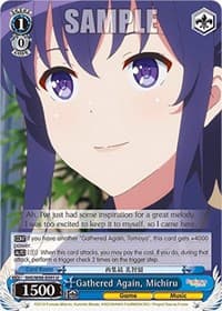 Gathered Again, Michiru - Saekano the Movie: Finale - Weiss Schwarz card