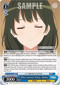 After-Concert Party, Ranko - Saekano the Movie: Finale - Weiss Schwarz card