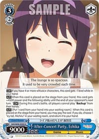 After-Concert Party, Echika - Saekano the Movie: Finale - Weiss Schwarz card