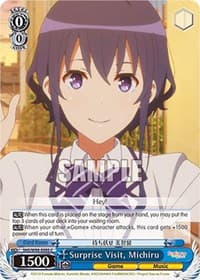 Surprise Visit, Michiru - Saekano the Movie: Finale - Weiss Schwarz card