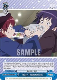Busy Preparations - Saekano the Movie: Finale - Weiss Schwarz card