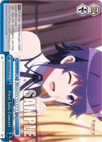 First Solo Concert - Saekano the Movie: Finale - Weiss Schwarz card
