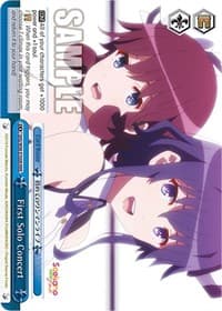 First Solo Concert (RRR) - Saekano the Movie: Finale - Weiss Schwarz card