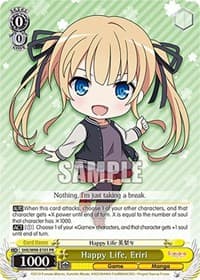 Happy Life, Eriri - Saekano the Movie: Finale - Weiss Schwarz card
