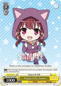 Happy Life, Izumi - Saekano the Movie: Finale - Weiss Schwarz card