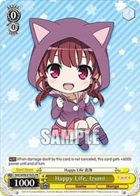 Happy Life, Izumi (Foil) - Saekano the Movie: Finale - Weiss Schwarz card
