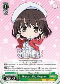 Happy Life, Megumi - Saekano the Movie: Finale - Weiss Schwarz card