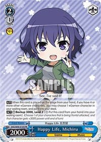 Happy Life, Michiru - Saekano the Movie: Finale - Weiss Schwarz card