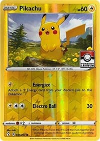 Pikachu - 049/203 (Pokemon League) - League & Championship Cards - Pokemon card