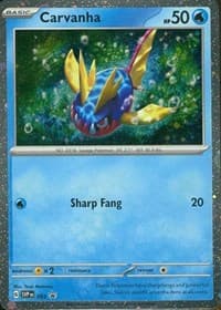 Carvanha - 093 - SV: Scarlet & Violet Promo Cards - Pokemon card