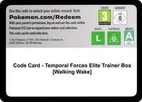 Code Card - Temporal Forces Elite Trainer Box [Walking Wake] - SV05: Temporal Forces - Pokemon card