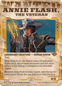 Annie Flash, the Veteran (Showcase) - Outlaws of Thunder Junction - Magic: The Gathering card