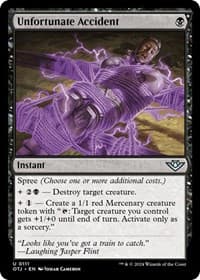 Unfortunate Accident - Outlaws of Thunder Junction - Magic: The Gathering card