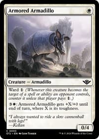 Armored Armadillo - Outlaws of Thunder Junction - Magic: The Gathering card