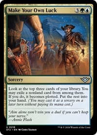 Make Your Own Luck - Outlaws of Thunder Junction - Magic: The Gathering card
