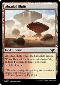 Abraded Bluffs - Outlaws of Thunder Junction - Magic: The Gathering card