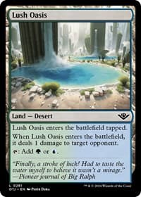 Lush Oasis - Outlaws of Thunder Junction - Magic: The Gathering card