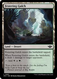 Festering Gulch - Outlaws of Thunder Junction - Magic: The Gathering card