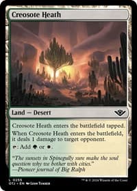 Creosote Heath - Outlaws of Thunder Junction - Magic: The Gathering card