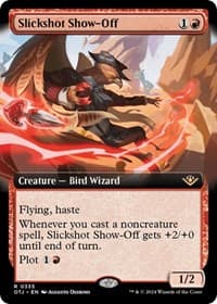 Slickshot Show-Off (Extended Art) - Outlaws of Thunder Junction - Magic: The Gathering card