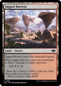 Jagged Barrens - Outlaws of Thunder Junction - Magic: The Gathering card