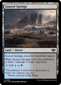 Soured Springs - Outlaws of Thunder Junction - Magic: The Gathering card
