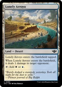 Lonely Arroyo - Outlaws of Thunder Junction - Magic: The Gathering card
