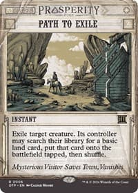 Path to Exile - Outlaws of Thunder Junction: Breaking News - Magic: The Gathering card