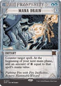 Mana Drain - Outlaws of Thunder Junction: Breaking News - Magic: The Gathering card