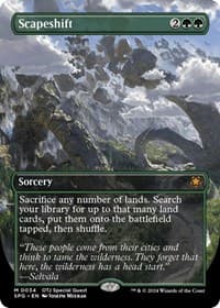 Scapeshift (Borderless) - Special Guests - Magic: The Gathering card