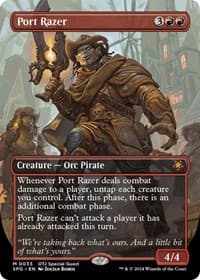 Port Razer (Borderless) - Special Guests - Magic: The Gathering card