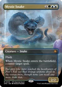 Mystic Snake (Borderless) - Special Guests - Magic: The Gathering card