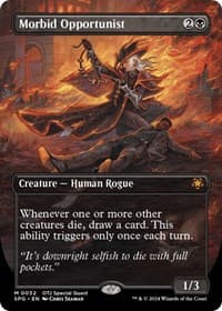 Morbid Opportunist (Borderless) - Special Guests - Magic: The Gathering card