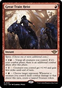 Great Train Heist - Outlaws of Thunder Junction - Magic: The Gathering card