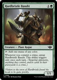 Hardbristle Bandit - Outlaws of Thunder Junction - Magic: The Gathering card