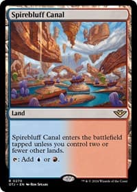 Spirebluff Canal - Outlaws of Thunder Junction - Magic: The Gathering card