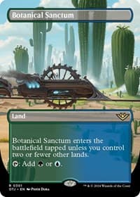 Botanical Sanctum (Borderless) - Outlaws of Thunder Junction - Magic: The Gathering card
