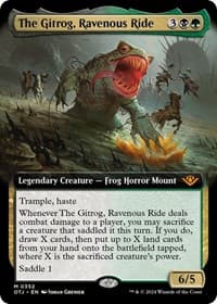 The Gitrog, Ravenous Ride (Extended Art) - Outlaws of Thunder Junction - Magic: The Gathering card