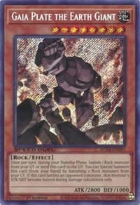 Gaia Plate the Earth Giant (Secret Rare) - Speed Duel GX: Midterm Destruction - YuGiOh card