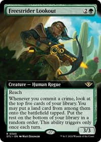 Freestrider Lookout (Extended Art) - Outlaws of Thunder Junction - Magic: The Gathering card