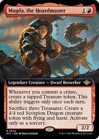 Magda, the Hoardmaster (Extended Art) - Outlaws of Thunder Junction - Magic: The Gathering card