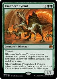 Vaultborn Tyrant - Outlaws of Thunder Junction: The Big Score - Magic: The Gathering card