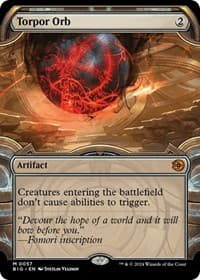 Torpor Orb (Showcase) - Outlaws of Thunder Junction: The Big Score - Magic: The Gathering card