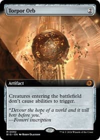 Torpor Orb (Extended Art) - Outlaws of Thunder Junction: The Big Score - Magic: The Gathering card