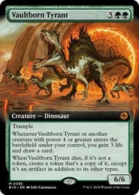 Vaultborn Tyrant (Extended Art) - Outlaws of Thunder Junction: The Big Score - Magic: The Gathering card