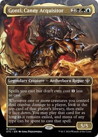 Gonti, Canny Acquisitor (Borderless) - Commander: Outlaws of Thunder Junction - Magic: The Gathering card