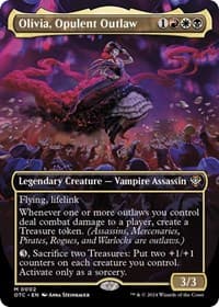 Olivia, Opulent Outlaw (Borderless) - Commander: Outlaws of Thunder Junction - Magic: The Gathering card