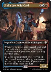 Stella Lee, Wild Card (Borderless) - Commander: Outlaws of Thunder Junction - Magic: The Gathering card
